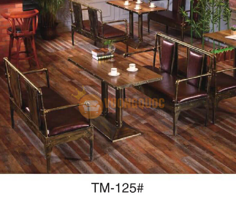Bộ bàn ghế quán cafe memory HOY TM125